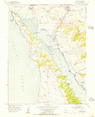 Tomales California Historical topographic map, 1:24000 scale, 7.5 X 7.5 Minute, Year 1954