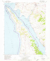 Tomales California Historical topographic map, 1:24000 scale, 7.5 X 7.5 Minute, Year 1954