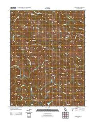 Tombs Creek California Historical topographic map, 1:24000 scale, 7.5 X 7.5 Minute, Year 2012