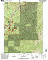 Tombstone Mountain California Historical topographic map, 1:24000 scale, 7.5 X 7.5 Minute, Year 1998