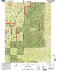 Tombstone Mountain California Historical topographic map, 1:24000 scale, 7.5 X 7.5 Minute, Year 1998