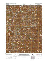 Tombstone Mountain California Historical topographic map, 1:24000 scale, 7.5 X 7.5 Minute, Year 2012
