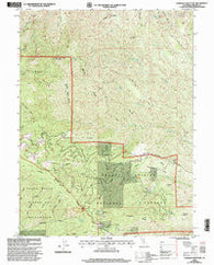 Tomhead Mountain California Historical topographic map, 1:24000 scale, 7.5 X 7.5 Minute, Year 1998
