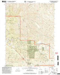 Tomhead Mountain California Historical topographic map, 1:24000 scale, 7.5 X 7.5 Minute, Year 1998