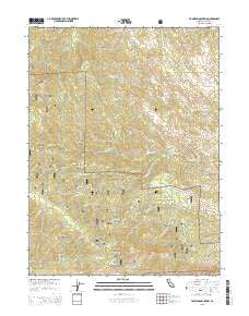 Tomhead Mountain California Current topographic map, 1:24000 scale, 7.5 X 7.5 Minute, Year 2015