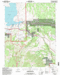 Toms Place California Historical topographic map, 1:24000 scale, 7.5 X 7.5 Minute, Year 1994
