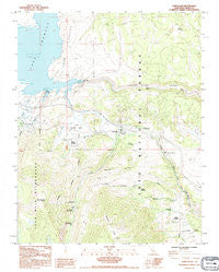 Toms Place California Historical topographic map, 1:24000 scale, 7.5 X 7.5 Minute, Year 1990