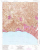 Topanga California Historical topographic map, 1:24000 scale, 7.5 X 7.5 Minute, Year 1952