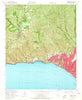 Topanga California Historical topographic map, 1:24000 scale, 7.5 X 7.5 Minute, Year 1952