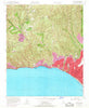 Topanga California Historical topographic map, 1:24000 scale, 7.5 X 7.5 Minute, Year 1952