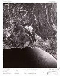 Topanga California Historical topographic map, 1:24000 scale, 7.5 X 7.5 Minute, Year 1976