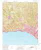 Topanga California Historical topographic map, 1:24000 scale, 7.5 X 7.5 Minute, Year 1952