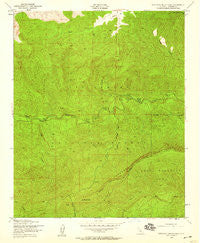 Topatopa Mountains California Historical topographic map, 1:24000 scale, 7.5 X 7.5 Minute, Year 1943