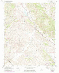 Topo Valley California Historical topographic map, 1:24000 scale, 7.5 X 7.5 Minute, Year 1969