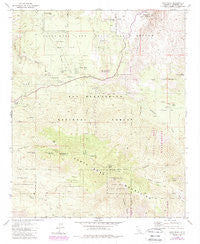 Toro Peak California Historical topographic map, 1:24000 scale, 7.5 X 7.5 Minute, Year 1981