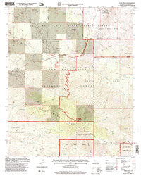 Toro Peak California Historical topographic map, 1:24000 scale, 7.5 X 7.5 Minute, Year 1996
