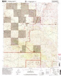Toro Peak California Historical topographic map, 1:24000 scale, 7.5 X 7.5 Minute, Year 1996