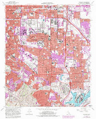 Torrance California Historical topographic map, 1:24000 scale, 7.5 X 7.5 Minute, Year 1964