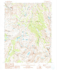 Tower Peak California Historical topographic map, 1:24000 scale, 7.5 X 7.5 Minute, Year 1990