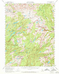 Tower Peak California Historical topographic map, 1:62500 scale, 15 X 15 Minute, Year 1956