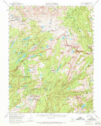 Tower Peak California Historical topographic map, 1:62500 scale, 15 X 15 Minute, Year 1956