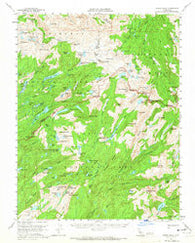 Tower Peak California Historical topographic map, 1:62500 scale, 15 X 15 Minute, Year 1956