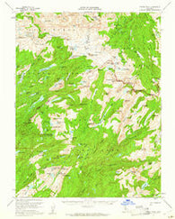Tower Peak California Historical topographic map, 1:62500 scale, 15 X 15 Minute, Year 1956