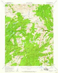 Tower Peak California Historical topographic map, 1:62500 scale, 15 X 15 Minute, Year 1956