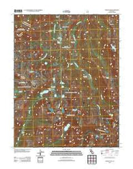 Tower Peak California Historical topographic map, 1:24000 scale, 7.5 X 7.5 Minute, Year 2012