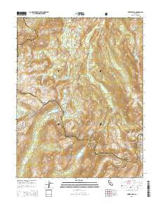 Tower Peak California Current topographic map, 1:24000 scale, 7.5 X 7.5 Minute, Year 2015