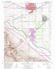 Tracy California Historical topographic map, 1:24000 scale, 7.5 X 7.5 Minute, Year 1954