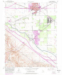 Tracy California Historical topographic map, 1:24000 scale, 7.5 X 7.5 Minute, Year 1954