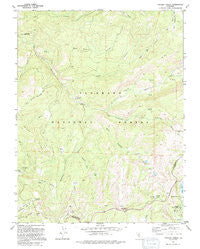 Tragedy Spring California Historical topographic map, 1:24000 scale, 7.5 X 7.5 Minute, Year 1992