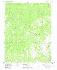 Tragedy Spring California Historical topographic map, 1:24000 scale, 7.5 X 7.5 Minute, Year 1979