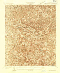 Trail Canyon California Historical topographic map, 1:24000 scale, 7.5 X 7.5 Minute, Year 1935