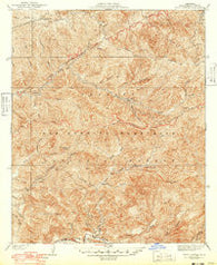 Trail Canyon California Historical topographic map, 1:24000 scale, 7.5 X 7.5 Minute, Year 1940
