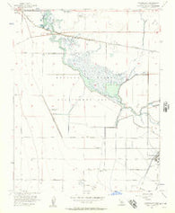 Tranquillity California Historical topographic map, 1:24000 scale, 7.5 X 7.5 Minute, Year 1956