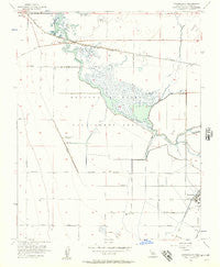 Tranquillity California Historical topographic map, 1:24000 scale, 7.5 X 7.5 Minute, Year 1956