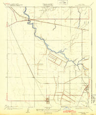 Tranquillity California Historical topographic map, 1:31680 scale, 7.5 X 7.5 Minute, Year 1924