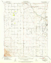 Tranquillity California Historical topographic map, 1:62500 scale, 15 X 15 Minute, Year 1946