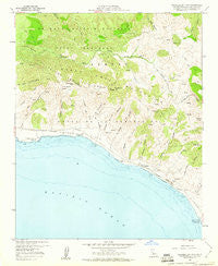 Tranquillon Mountain California Historical topographic map, 1:24000 scale, 7.5 X 7.5 Minute, Year 1959