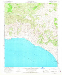 Tranquillon Mountain California Historical topographic map, 1:24000 scale, 7.5 X 7.5 Minute, Year 1959