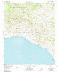 Tranquillon Mtn California Historical topographic map, 1:24000 scale, 7.5 X 7.5 Minute, Year 1959