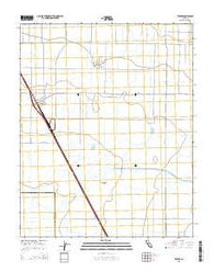 Traver California Current topographic map, 1:24000 scale, 7.5 X 7.5 Minute, Year 2015