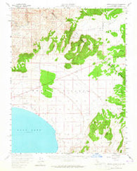 Trench Canyon California Historical topographic map, 1:62500 scale, 15 X 15 Minute, Year 1958