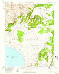Trench Canyon California Historical topographic map, 1:62500 scale, 15 X 15 Minute, Year 1958