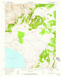 Trench Canyon California Historical topographic map, 1:62500 scale, 15 X 15 Minute, Year 1958