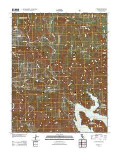 Trimmer California Historical topographic map, 1:24000 scale, 7.5 X 7.5 Minute, Year 2012