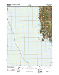 Trinidad California Historical topographic map, 1:24000 scale, 7.5 X 7.5 Minute, Year 2012