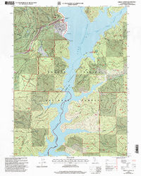 Trinity Center California Historical topographic map, 1:24000 scale, 7.5 X 7.5 Minute, Year 1998